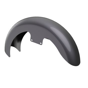 Advanblack Color-Matched 19" Reveal Wrapper Hugger Front Fender For ''86-''21 Harley Touring Models -Smoky Gray