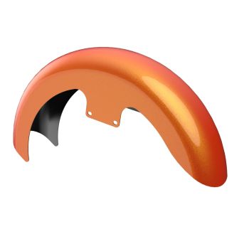 Advanblack Color-Matched 19" Reveal Wrapper Hugger Front Fender For ''86-''21 Harley Touring Models -Tequila Sunrise