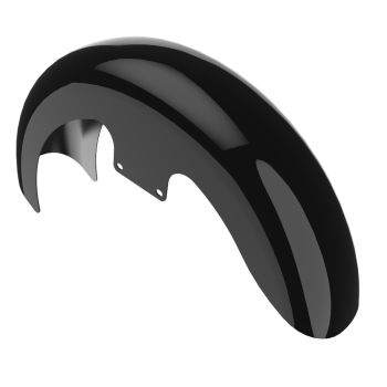 Advanblack Vivid Black 19" Reveal Wrapper Hugger Front Fender For ''86-''21 Harley Touring Models