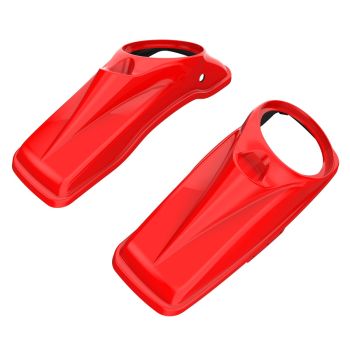 Advanblack Color-Matched 8'' Saddlebag Speaker Lids Cover for Harley Davidson Touring 2014-2021
