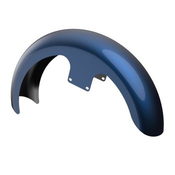 Advanblack Big Blue Pearl 21" Reveal Wrapper Hugger Front Fender For ''86-''21 Harley Touring Models