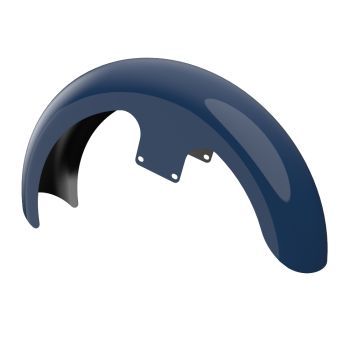 Advanblack Billiard Blue 21" Reveal Wrapper Hugger Front Fender For ''86-''21 Harley Touring Models