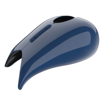Advanblack Billiard Blue Extended Stretched Tank Cover for Harley 2008-2020 Street Glide & Road Glide 