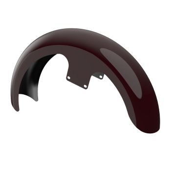 Advanblack Billiard Burgundy 21" Reveal Wrapper Hugger Front Fender For ''86-''21 Harley Touring Models