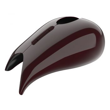 Advanblack Billiard Burgundy Extended Stretched Tank Cover for Harley 2008-2020 Street Glide & Road Glide 
