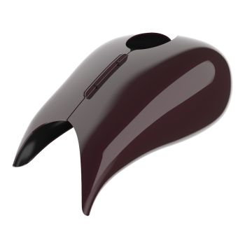 Advanblack Black Cherry Extended Stretched Tank Cover for Harley 2008-2020 Street Glide & Road Glide 