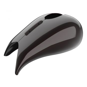 Advanblack Black Forest Extended Stretched Tank Cover for Harley 2008-2020 Street Glide & Road Glide 