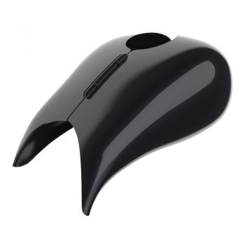 Advanblack Black Hole Extended Stretched Tank Cover for Harley 2008-2020 Street Glide & Road Glide 