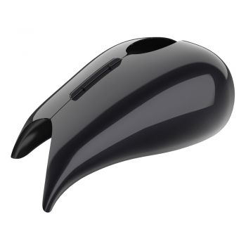 Advanblack Black Pearl Extended Stretched Tank Cover for Harley 2008-2020 Street Glide & Road Glide 