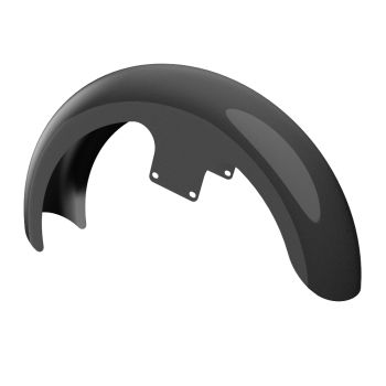 Advanblack Black Quartz 21" Reveal Wrapper Hugger Front Fender For ''86-''21 Harley Touring Models