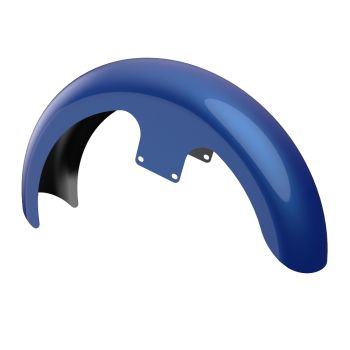 Advanblack Blue Max 21" Reveal Wrapper Hugger Front Fender For ''86-''21 Harley Touring Models