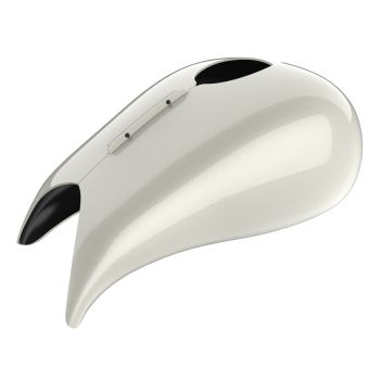 Advanblack Bonneville Salt Pearl Extended Stretched Tank Cover for Harley 2008-2020 Street Glide & Road Glide 