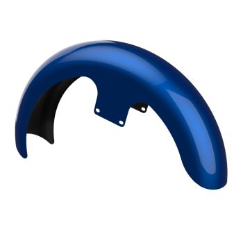 Advanblack Bright Billiard Blue 21" Reveal Wrapper Hugger Front Fender For ''86-''21 Harley Touring Models