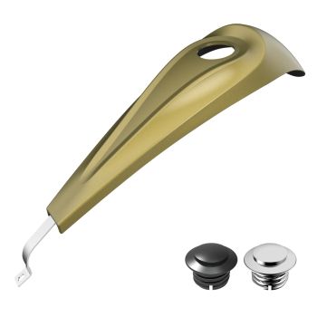 Advanblack Olive Gold Low-profile Tank Dash Console for '08-'20 Harley Street Glide and Road Glide 