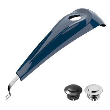 Advanblack Reef Blue Low-profile Tank Dash Console for '08-'20 Harley Street Glide and Road Glide 