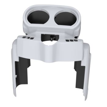 Advanblack Crushed Ice Pearl Gauge Cluster Cover for Harley Road Glide 2015up