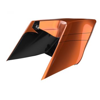 Advanblack ABS CVO Style Stretched Extended Side Cover Panel Amber Whiskey for 2014+ Harley Davidson Touring