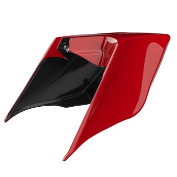 Advanblack ABS CVO Style Stretched Extended Side Cover Panel Billiard Red for 2014+ Harley Davidson Touring