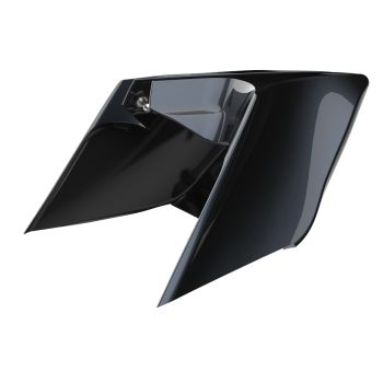 Advanblack ABS CVO Style Stretched Extended Side Cover Panel Black Tempest for 2014+ Harley Davidson Touring