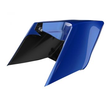Advanblack Reef Blue ABS CVO Style Stretched Extended Side Cover Panel for 2014+ Harley Davidson Touring