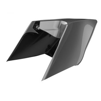 Advanblack ABS CVO Style Stretched Extended Side Cover Panel Charcoal Pearl for 2014+ Harley Davidson Touring