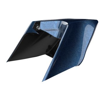 Advanblack Cosmic Blue Pearl ABS CVO Style Stretched Extended Side Cover Panel for 2014+ Harley Davidson Touring