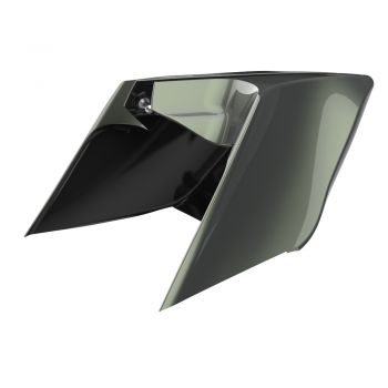 Advanblack Deadwood Green Glossy ABS CVO Style Stretched Extended Side Cover Panel for 2014+ Harley Davidson Touring