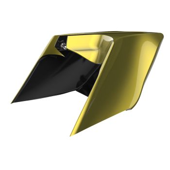 Advanblack Eagle Eye Yellow ABS CVO Style Stretched Extended Side Cover Panel for 2014+ Harley Davidson Touring
