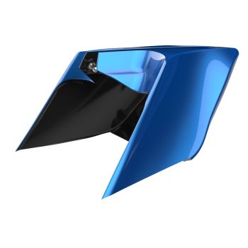 Advanblack Electric Blue ABS CVO Style Stretched Extended Side Cover Panel for 2014+ Harley Davidson Touring