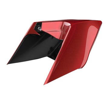 Advanblack Redline Red ABS CVO Style Stretched Extended Side Cover Panel for 2014+ Harley Davidson Touring