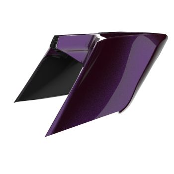 Advanblack Hard Candy Mystic Purple Flake ABS CVO Style Stretched Extended Side Cover Panel for 2014+ Harley Davidson Touring