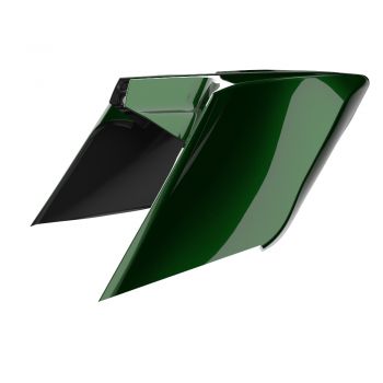 Advanblack Kinetic Green ABS CVO Style Stretched Extended Side Cover Panel for 2014+ Harley Davidson Touring