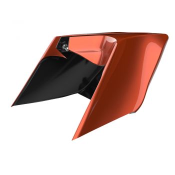 Advanblack Orange Lava ABS CVO Style Stretched Extended Side Cover Panel for 2014+ Harley Davidson Touring