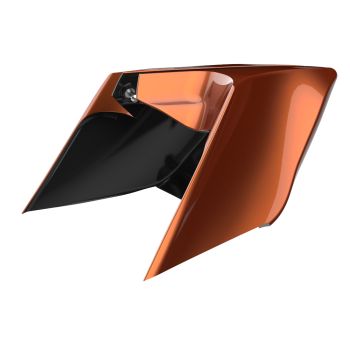 Advanblack Scorched Orange ABS CVO Style Stretched Extended Side Cover Panel for 2014+ Harley Davidson Touring