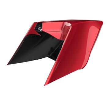 Advanblack Wicked Red (Glossy) ABS CVO Style Stretched Extended Side Cover Panel for 2014+ Harley Davidson Touring