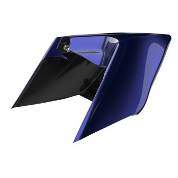 Advanblack Zephyr Blue ABS CVO Style Stretched Extended Side Cover Panel for 2014+ Harley Davidson Touring