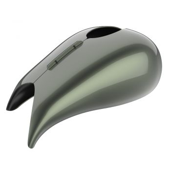 Advanblack Color Matched Stretched Tank Cover for Harley 2008-2021 Street Glide & Road Glide 