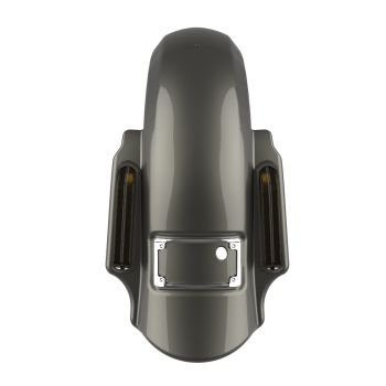 Advanblack Industrial Gray Dominator Stretched Rear Fender For 2014+ Harley Davidson Touring Models