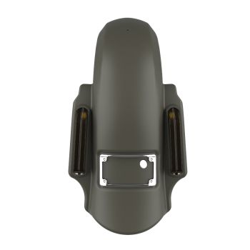 Advanblack Industrial Gray Denim Dominator Stretched Rear Fender For 2014+ Harley Davidson Touring Models