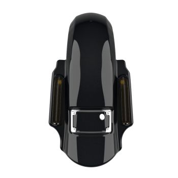 Advanblack Dual Cutout Midnight Pearl Dominator Stretched Rear Fender For '09-'13 Harley Davidson Touring Models