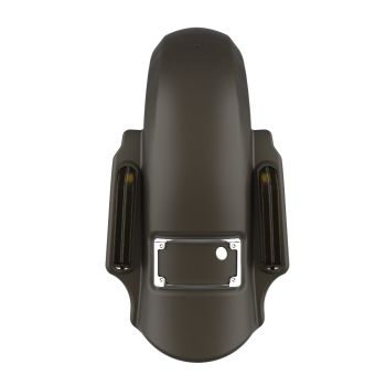 Advanblack River Rock Gray Denim Dominator Stretched Rear Fender For 2014+ Harley Davidson Touring Models