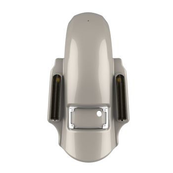 Advanblack White Sand Pearl Dominator Stretched Rear Fender For 2014+ Harley Davidson Touring Models