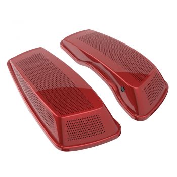 Advanblack Ember Red Sunglo Dual 6x9 Speaker Lids for 2014+ Harley Davidson Touring
