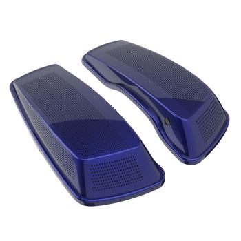 Advanblack Zephyr Blue Dual 6x9 Speaker Lids for 2014+ Harley Davidson Touring