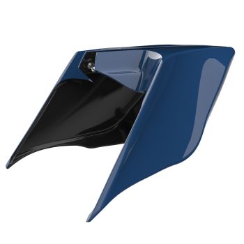Advanblack Billiard Blue ABS Stretched Extended Side Cover Panel for 2014+ Harley Davidson Touring
