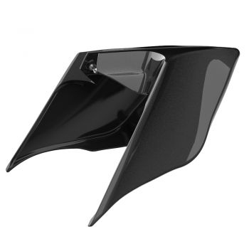 Advanblack Black Hole ABS Stretched Extended Side Cover Panel for 2014+ Harley Davidson Touring