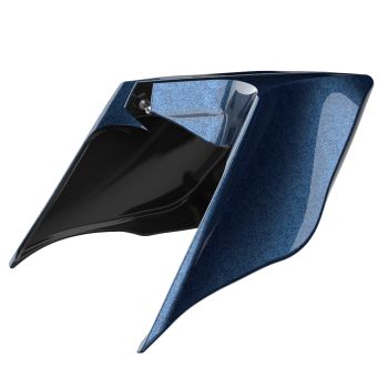 Advanblack Cosmic Blue Pearl ABS Stretched Extended Side Cover Panel for 2014+ Harley Davidson Touring 