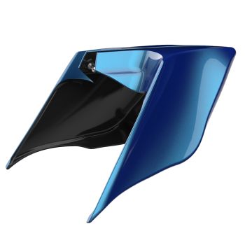 Advanblack Daytona Blue ABS Stretched Extended Side Cover Panel for 2014+ Harley Davidson Touring