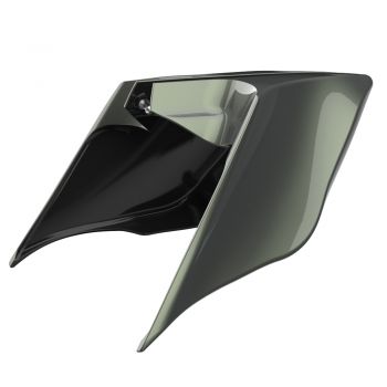 Advanblack Deadwood Green Glossy ABS Stretched Extended Side Cover Panel for 2014+ Harley Davidson Touring 