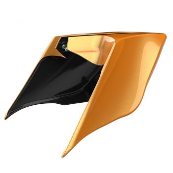 Advanblack ABS Stretched Extended Side Cover Panel Hard Candy Gold Flake for 2014+ Harley Davidson Touring